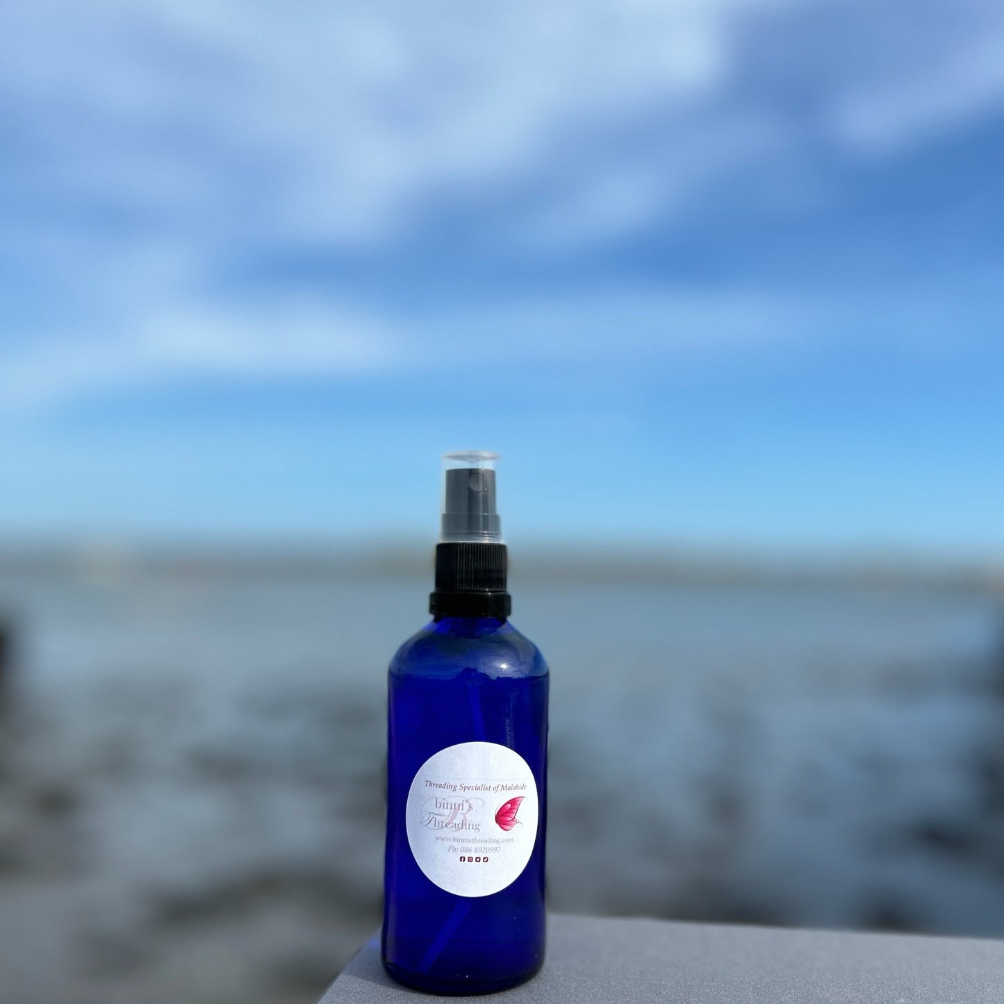 Tranquility Auric Shield Spray Ocean Background