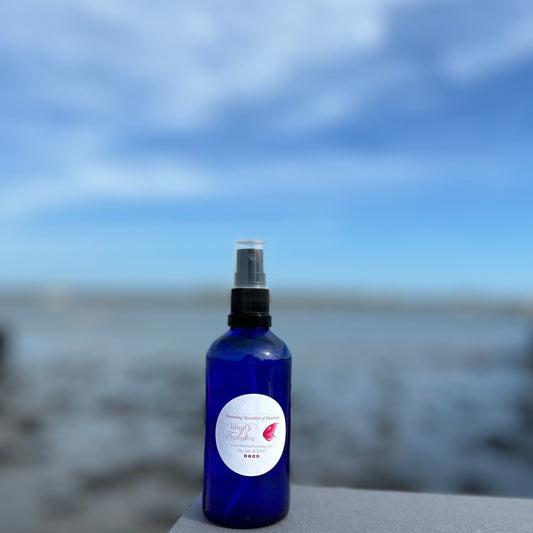 Tranquility Auric Shield Spray Ocean Background